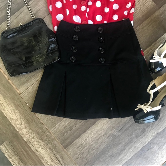 (SOLD ) High Waisted Pinup Sailor Skirt - Picture 7 of 8